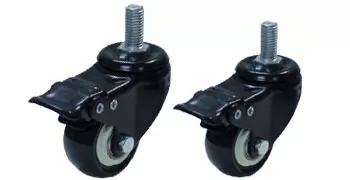 Мебельные колеса с тормозом