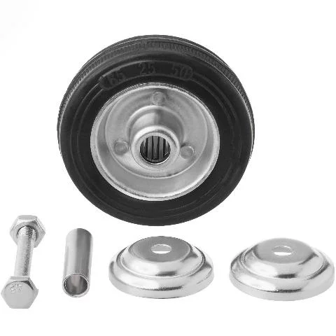 C 93 - Промышленное колесо без крепления 85 мм (черн. рез., роликоподш.)